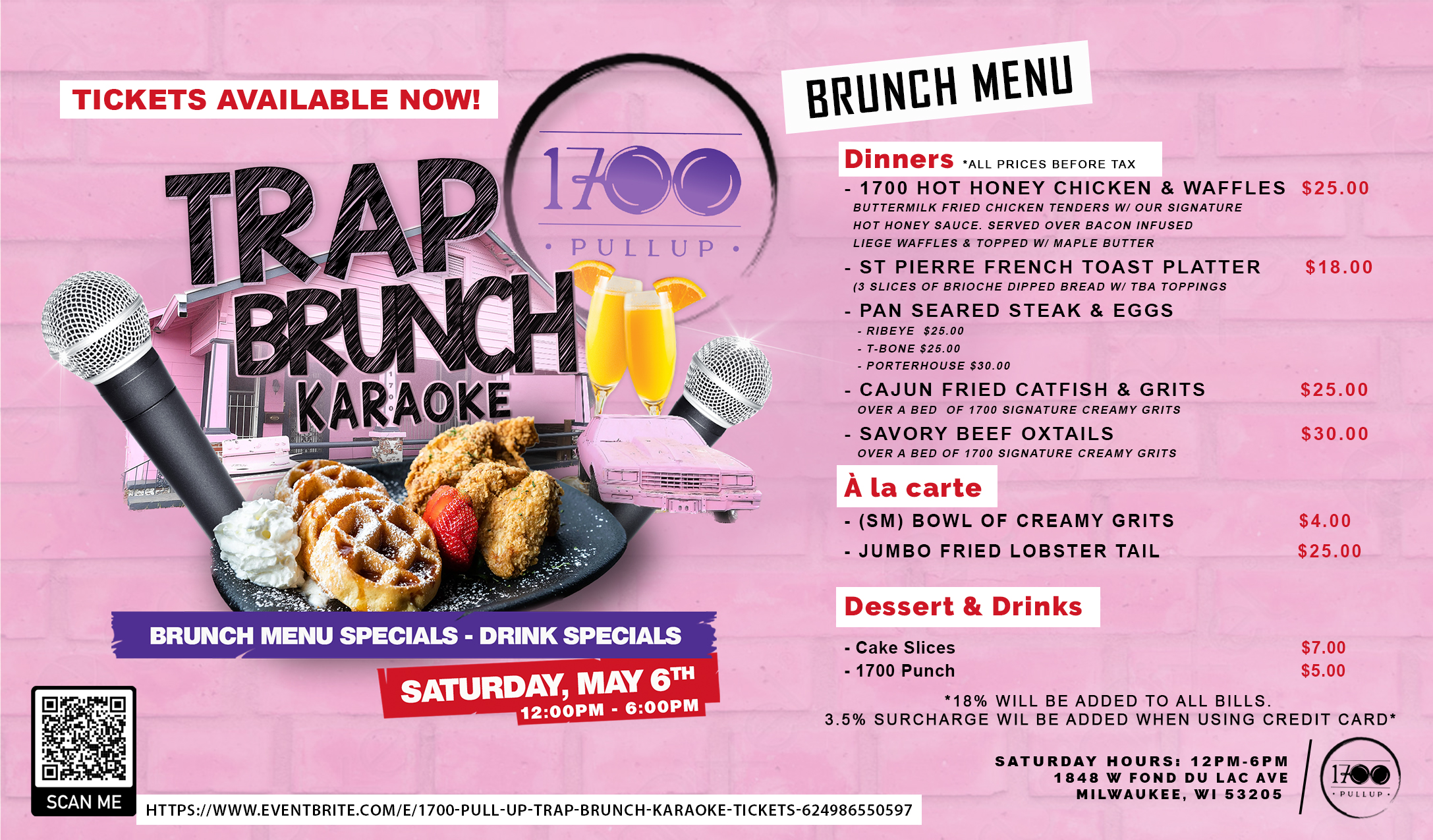 Menu 1700 Pull Up menu-1700-pull-up